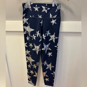 Aerie STAR blue/silver leggings size S